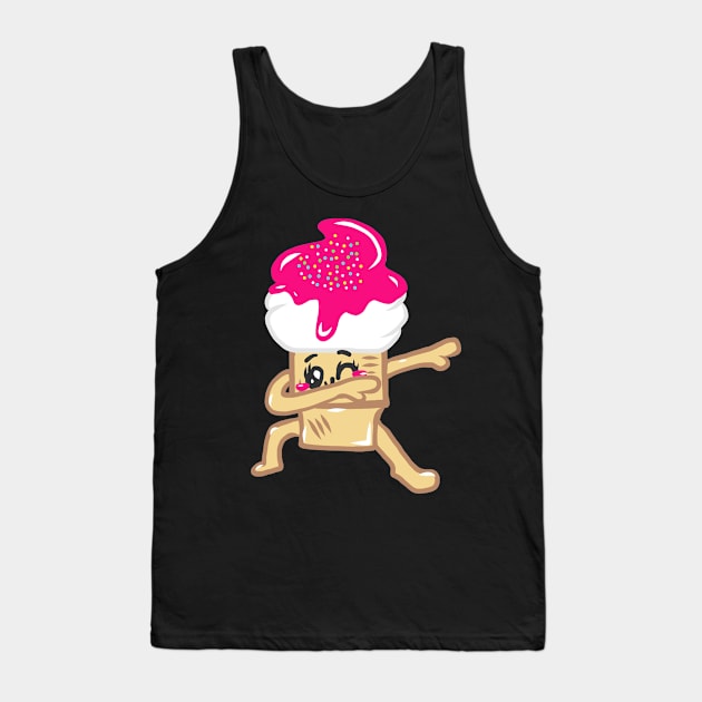 Dancing Steppes Rocking Beaten Dances Ice Cream Tank Top by KK-Royal